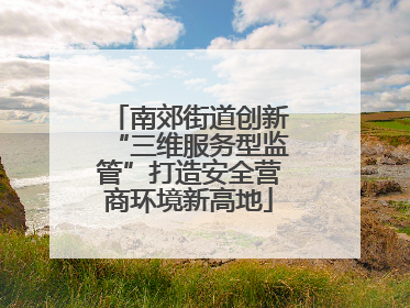 南郊街道创新“三维服务型监管”打造安全营商环境新高地